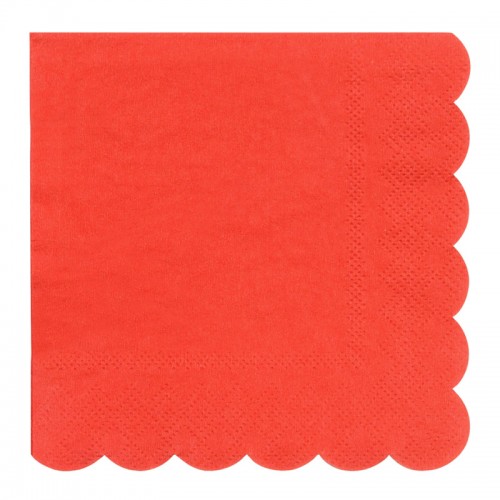 Guardanapos Vermelho Neon